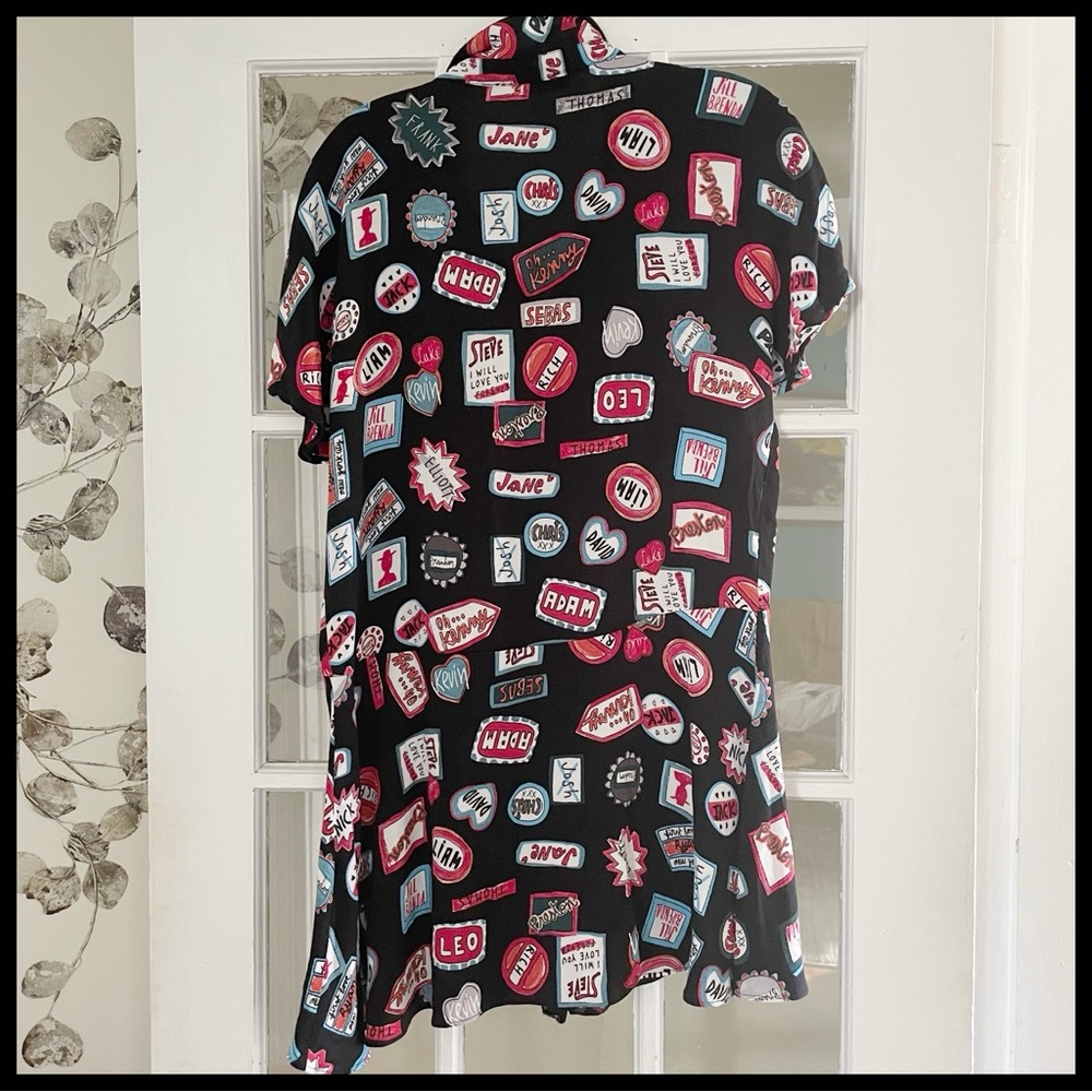 ❤️ {Zara} Valentine Boys Names Shirt Dress - Picture 6 of 6